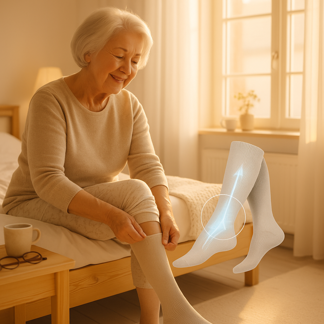 Hugsocks Comfort™ - Stödstrumpan som gör livet lättare.